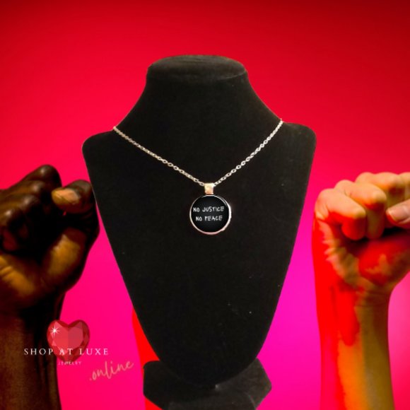 No Justice No Peace Protest Necklace - Picture 2 of 11
